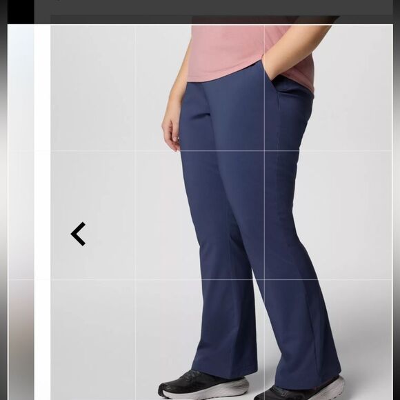 NWT Columbia All Seasons Bootcut Pant Pants Navy Sz 3X Plus Size 24 - Picture 4 of 16